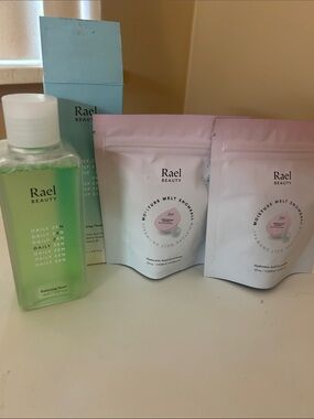 Rael Beauty Daily Zen Balancing Toner & Moisture Melt Snowball Bundle of 3. New